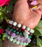 Peace & Prosperity Crystal Bracelet Stack