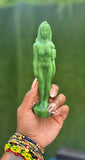 Green Woman Candle