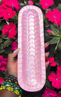 Pink Scale Incense Holder