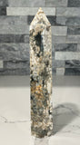 Natural Moss Agate Tower