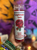 Fixed Rose 7 Day Candle