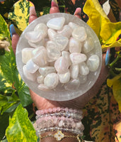 Aura Rose Quartz Tumble Stones