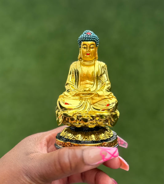 Mini Gold Sitting Buddha