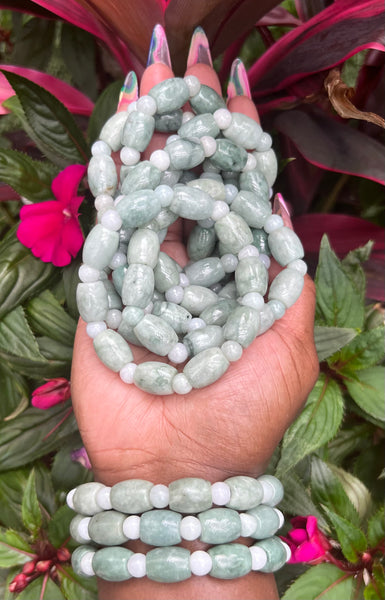 Burma Jade Oval Bracelet
