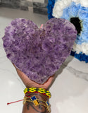 Amethyst 3D Heart