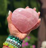 Large Rose Quartz Heart
